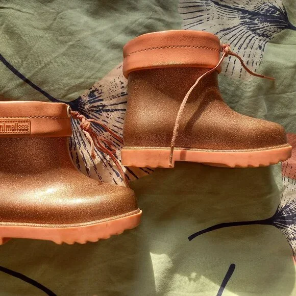 Mini Melissa rain boots for kids, pink,  8 / 24 - Picture 8 of 13